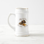 Dachshund Shares A Beer Stein Bierpul (Links)