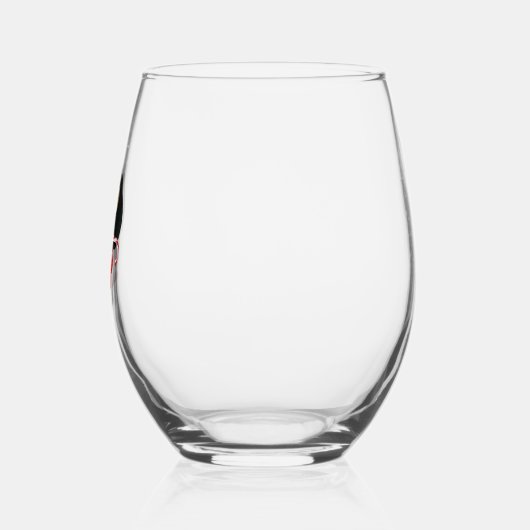 Dachshund shirt Schattige kerstcadeau Hondenliefhe Wijnglas Zonder Voet (Links)