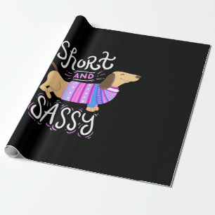 Dachshund Short en Sassy Cadeaupapier