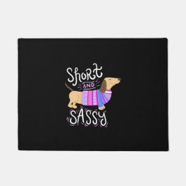 Dachshund Short en Sassy Deurmat