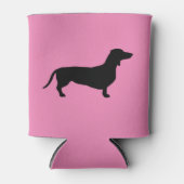 Dachshund Short Hair - Silhouette 1 Blikjeskoeler (Voorkant)