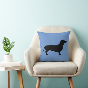 Dachshund Short Hair - Silhouette 1 Kussen