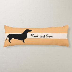 Dachshund Short Hair - Silhouette 1 Lichaamskussen