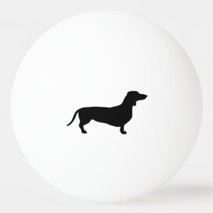 Dachshund Short Hair - Silhouette 1 Pingpongbal