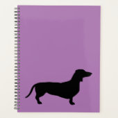 Dachshund Short Hair - Silhouette 1 Planner (Voorkant)