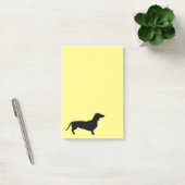 Dachshund Short Hair - Silhouette 1 Post-it® Notes (Kantoor)