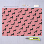 Dachshund Short Hair - Silhouette 1 Tissuepapier (Craft)