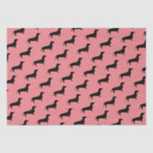 Dachshund Short Hair - Silhouette 1 Tissuepapier (Voorkant)