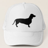 Dachshund Short Hair - Silhouette 1 Trucker Pet (Voorkant)
