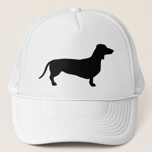 Dachshund Short Hair - Silhouette 1 Trucker Pet (Voorkant)