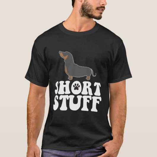Dachshund Short Stuff T-shirt (Voorkant)