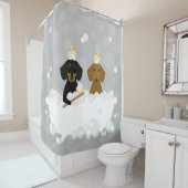 Dachshund Shower Curtain Douchegordijn (In situ)