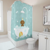 Dachshund Shower Curtain Douchegordijn (In situ)