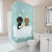 Dachshund Shower Curtain Douchegordijn (In situ)