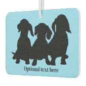 Dachshund Silhouet Luchtverfrisser (Links)