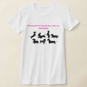 Dachshund Silhouet T-shirt