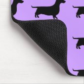 Dachshund Silhouette elke kleur Muismat (Hoek)