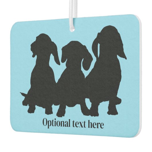 Dachshund Silhouette  Luchtverfrisser (Links)