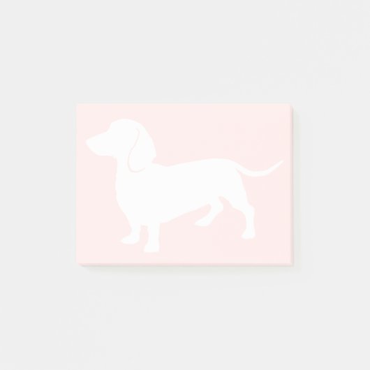 dachshund silhouette post-it® notes (Voorkant)