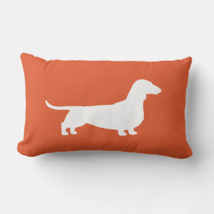 Dachshund Silhouette - Short Haire Wiener Dog Kussen