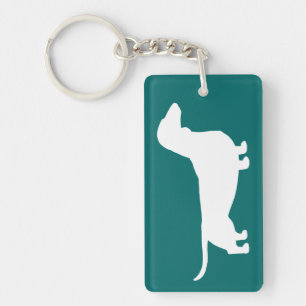 Dachshund Silhouette Sleutelhanger