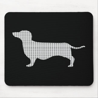 Dachshund Silhouette uit Velen Muismat