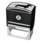 dachshund silhouette zelfinktende stempel (Product)