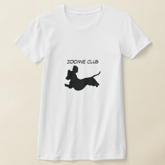 Dachshund Silhouette Zoomie Shirt (Laagn)