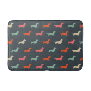 Dachshund Silhouetten Wiener Dog Liefhebbers Badmat