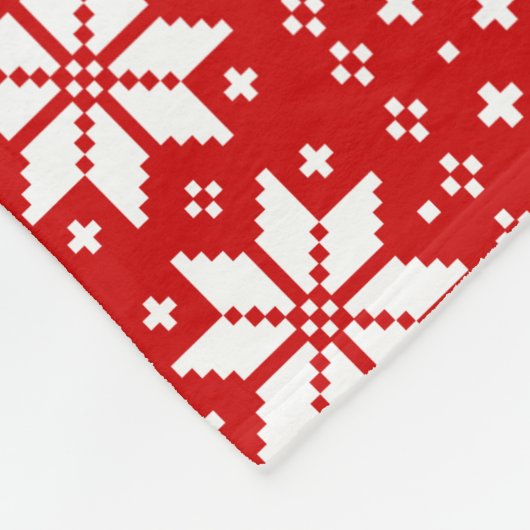 Dachshund Silhouettes | Kerst van de Wiener Dogs Fleece Deken (Hoek)