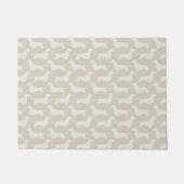 Dachshund Silhouettes Pattern | Wiener Dogs Deurmat (Voorkant)