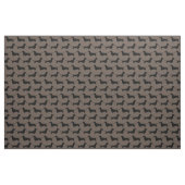 Dachshund Silhouettes Pattern Wiener Hondenliefheb Stof (Yard (91,4 cm))