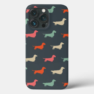 Dachshund Silhouettes Wiener Hondenliefhebber Case-Mate iPhone Case