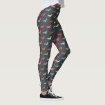 Dachshund Silhouettes Wiener Hondenliefhebber Leggings<br><div class="desc">Dachshunds Leggings. Kleurrijk silhouettenpatroon met lange haren,  met wireen en met gladde bekleding beklede washonden. Bezoek de Doodle World van Jenn voor nog meer producten met dit leuke Doxies-ontwerp,  evenals meer hondenras themed gifts.</div>