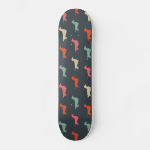Dachshund Silhouettes Wiener Hondenliefhebber Persoonlijk Skateboard