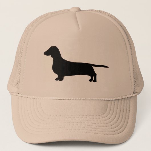 dachshund silo black.png trucker pet (Voorkant)