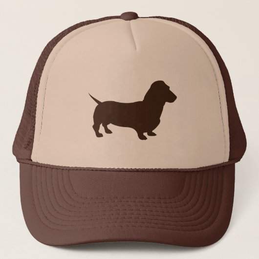 dachshund_simpel trucker pet (Voorkant)