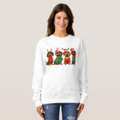 Dachshund Sinterklaas Trui (Voorkant volledig)