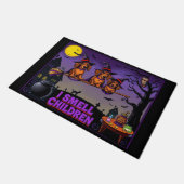 Dachshund Sisters I Smell Children Deurmat (Schuin)