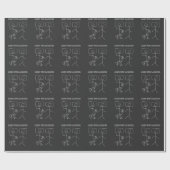 Dachshund Slaap met Dachshunds Cadeaupapier (Vlak)