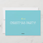 dachshund sled ride feestdagenkaart (Achterkant)