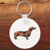 Dachshund Sleutelhanger (Voorkant)
