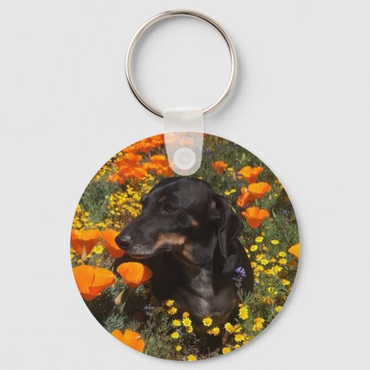 Dachshund Sleutelhanger (Voorkant)