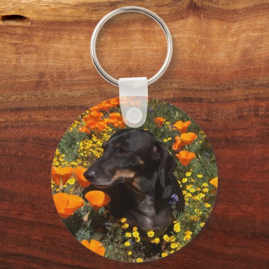 Dachshund Sleutelhanger (Voorkant)