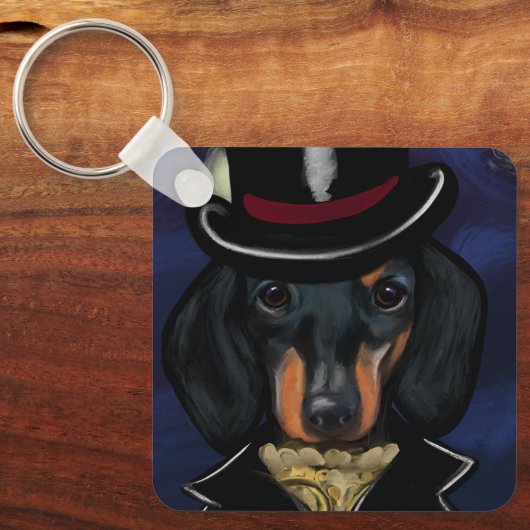DACHSHUND SLEUTELHANGER (Voorkant)