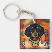 DACHSHUND SLEUTELHANGER (voorkant)