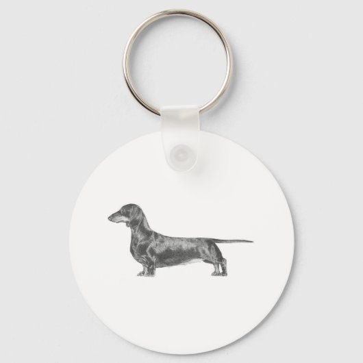 Dachshund Sleutelhanger (Voorkant)
