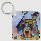 DACHSHUND   SLEUTELHANGER (Voorkant)