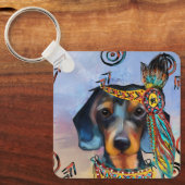 DACHSHUND   SLEUTELHANGER (Voorkant)