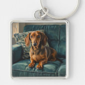 Dachshund Sleutelhanger (Voorkant)
